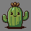 Cactus jumping in place