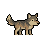 Wolf standing